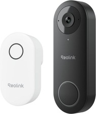 REOLINK Video Doorbell WiFi Camera - Wired 2K Outdoor, 5G 2.4G WiFi, 4:3 Wide Vi