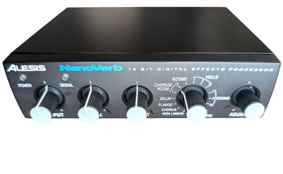 Alesis Nanoverb 18-Bit Digital Effects Processor w/16 different effects/Manual