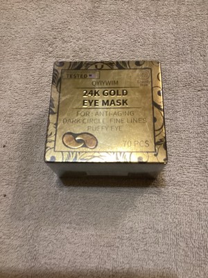 Under Eye Patches 70PCS, 24K Gold Eye Patches for Puffy Eyes Treatment, under Ey