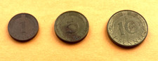 Germany 1 & 10  Pfennig   1981  Coin  Circulated coins German