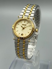 [Near Mint] GUCCI 9000L Women's Quartz Watch White Dial Date Japan Working