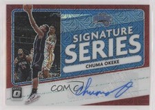 2020 Panini Donruss Optic Signature Series Choice Red Prizm Chuma Okeke Auto bc8