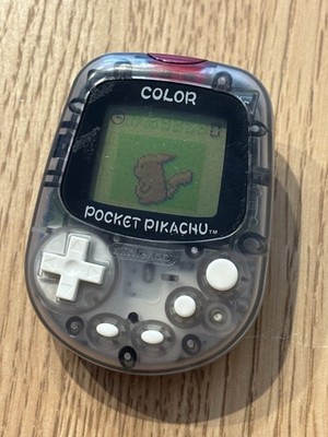 Pocket Pikachu Clear Color Step Counter Nintendo MPG-002 Tested Rare Japan