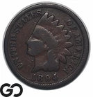1894/94 Indian Head Cent Penny, Re-Punched Date