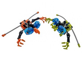LEGO Bionicle Nui-Rama 8537 Rahi Beasts of Mata Nui with Transcluent Ruru masks