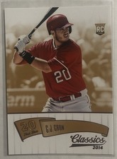 2014 Classics Baseball CJ Cron RC Card #156 Complete Your Set!!! ⚾️