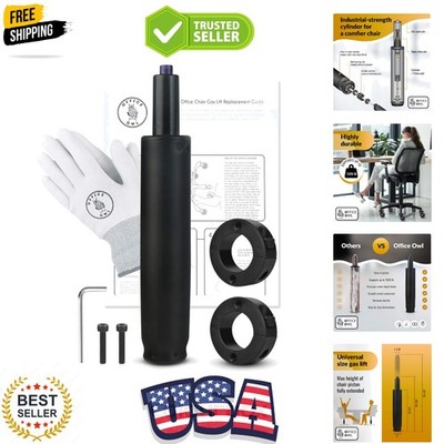 Office Chair Gas Cylinder Replacement Kit, Heavy Duty Class 4 Hydraulic Pisto...