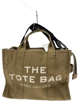 MARC JACOBS Tote Bag Canvas BRW Solid