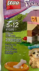 NEW IN BAG LEGO FRIENDS 41025 Puppy's Playhouse 39 PCS Pets Series 3 Ages 5-12