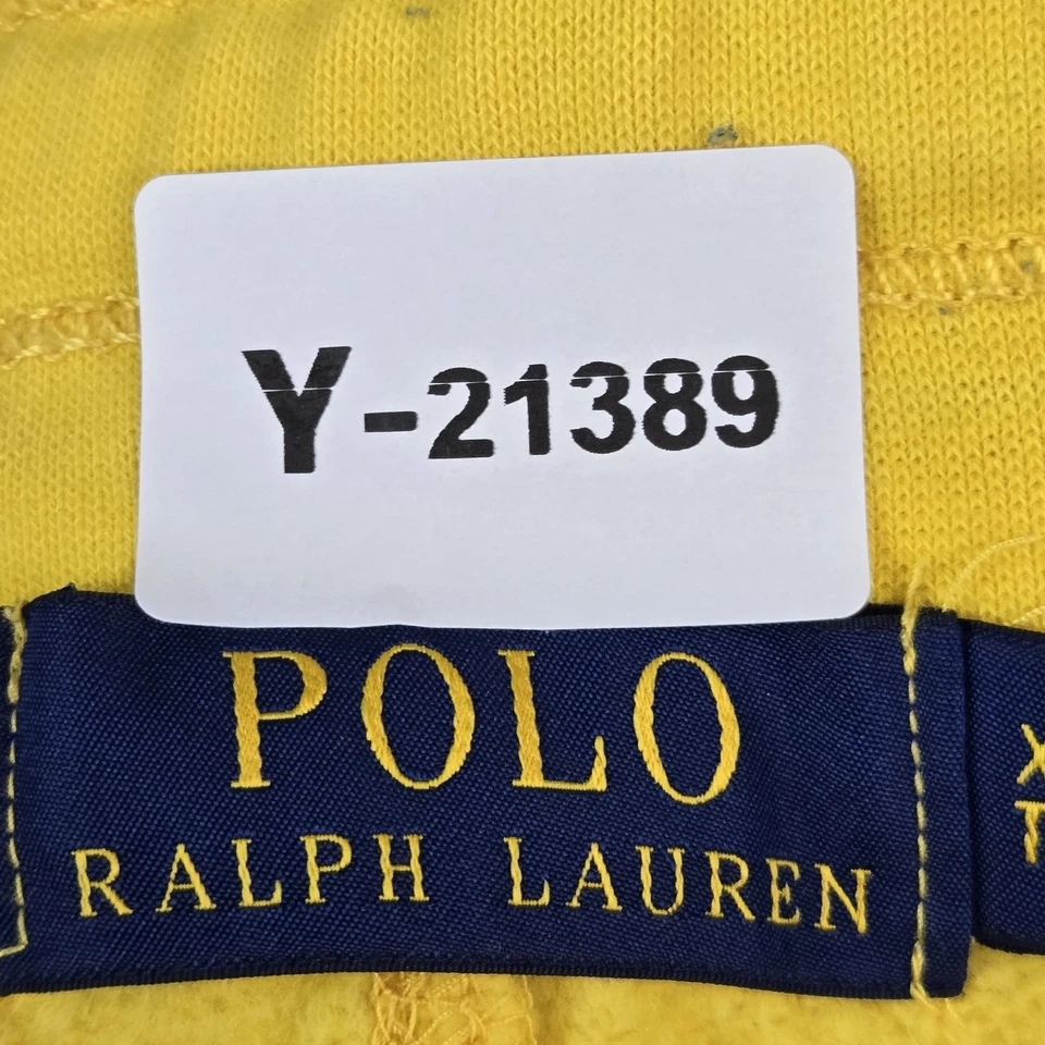 Polo Ralph Lauren мужчин шорты XL желтый пони вышивка Activewear пот читать - Изображение 2 из 4
