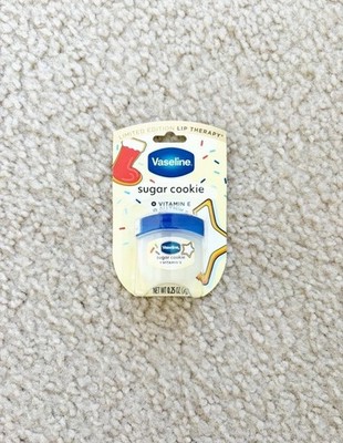 Vaseline Limited Edition Sugar Cookie Lip Therapy Vit E Holiday/Christmas Balm