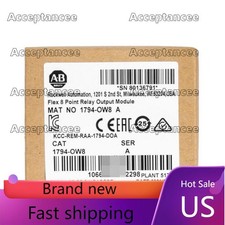 New Factory Sealed 1794-OW8 SER A Flex 8 Point Relay Output Module 1794OW8