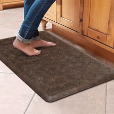 Kitchen Mat Cushioned Anti Fatigue Floor Mat,17.3"x28", Thick Non Slip Waterp...