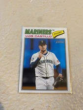 2026 Topps Heritage - Luis Castillo #24 SP Seattle Mariners