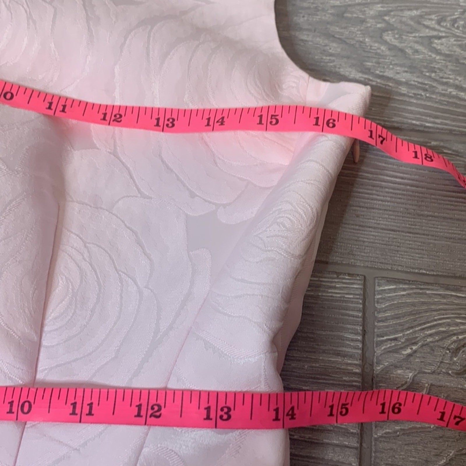 NWT kate spade jacquard domimo dress rose embossed pink sz 6 thumbnail 6