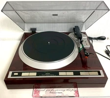 Denon DP-37F Quartz Lock Fully Automatic Turntable With Cartridge tested