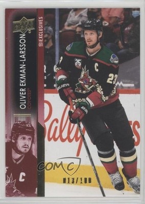 2021-22 Upper Deck Series 1 Exclusives /100 Oliver Ekman-Larsson #9 2d8