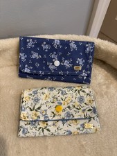 2 Small Hand Made Fabric Wallets