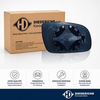 Spiegelglas Aussenspiegel Rechts Diederichs 2208122 FÜR VW