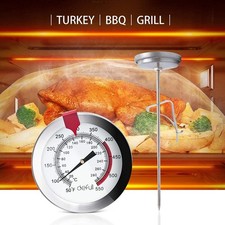 Defull 9-inch Long Stem BBQ Candy Deep Fry Thermometer - New
