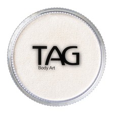 TAG Pearl Face Paint 32g White Metallic Hypoallergenic for 50-200 Applications