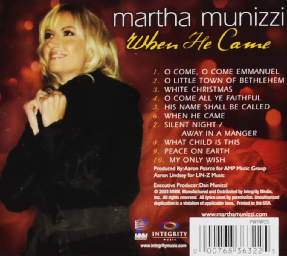 Martha Munizzi When He Came (CD) - Bild 2 von 2