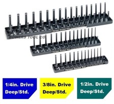 Hansen 3pc Socket Organizer Tray Rack Holder Metric Mm 14 38 12 Usa Made Hansen 3pc Socket Organizer Tray Rack Holder Metric Mm 14 38 12 Usa Made