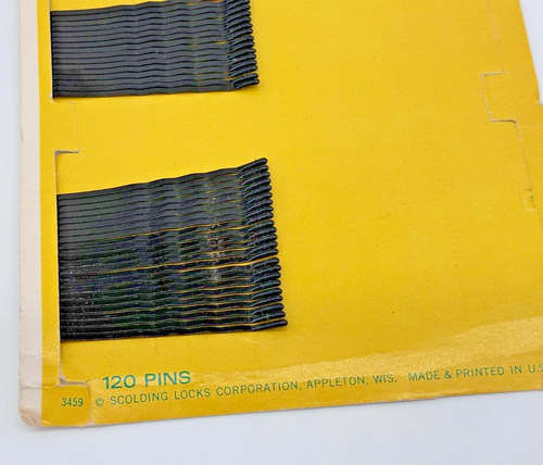 Menge: Neu aus altem Lagerbestand Vintage Majorette UND Goody Bobby Pins auf Werbekarten schwarz - Bild 12 von 13