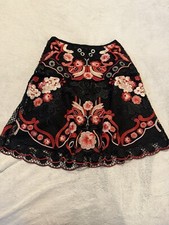 Embroidered Mini Skirt Size 2