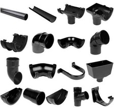 Half Round Guttering Pipe Different Sizes And Variety High Quality Black