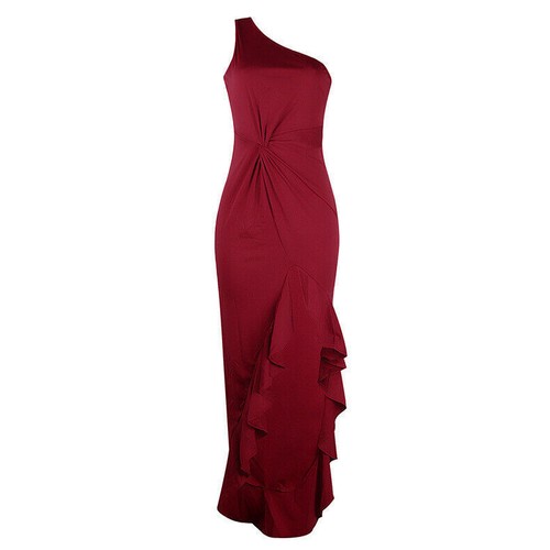 Maxi Vestido Largo Sin Mangas para Damas Volantes Dividido Fiesta Cóctel Vestidos TALLA 6-20 - Imagen 11 de 20
