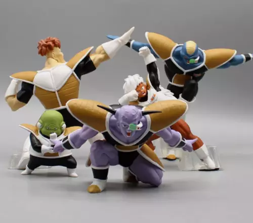 5 figuras DBZ Ginyu Force colección de juguetes Jeice Guldo Ginyu Recoom Burter