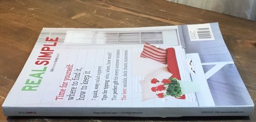 Real Simple Magazine June/ July 2004 Time For Yourself Salad Suppers Tipping - Picture 3 of 3