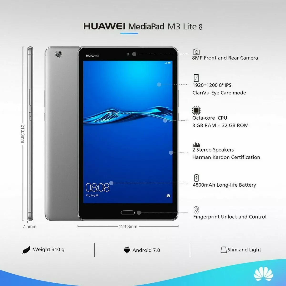 HUAWEI Media Pad M3 Lite