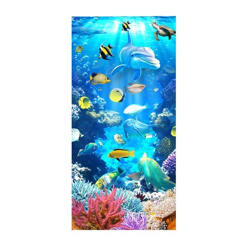 Toallas de playa de microfibra fuerte absorbente seco rápido mar interior exterior rectángulo - Imagen 33 de 34