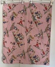 Baby Blanket Pink Retro Kids 35x29 Mimi Papa