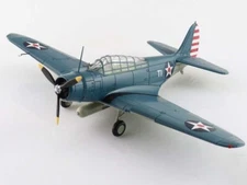 Douglas TBD-1 Devastator Battle of Coral Sea Diecast 1:72 Scale Model - SM8011