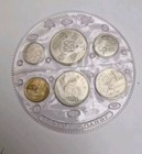 50 Centimes - 100 Pesetas 1980 FIFA Top Zustand Münzen Set Spanien