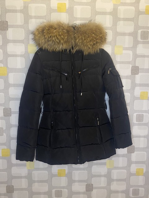 Attentif Paris Women’s Parka Coat With Large Fur Hood Size 34. UK 6-8 Attentif Paris Women’s Parka Coat With Large Fur Hood Size 34. UK 6-8