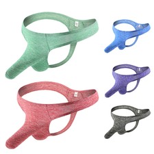 Mens Low Rise Bulge Pouch G-string Shorts Thong Elephant Nose Briefs Underwear