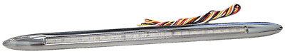 1'' x 17'' Slim Dual Flatline Marker Red/White LED Light - Clear Lens