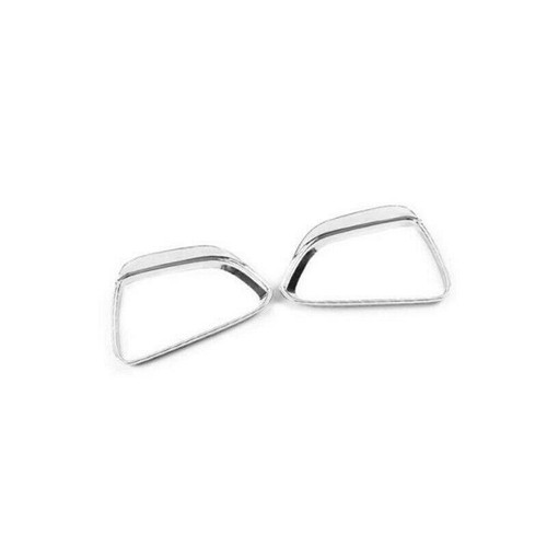 Chrome 2PCS Rearview Mirror Rain Eyebrow Cover Trim For Tesla Model 3 2024 2025 - Picture 7 of 14