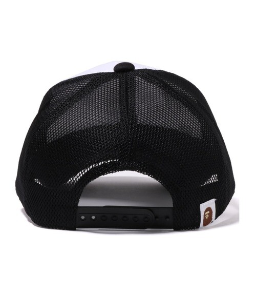 A BATHING APE BAPE COLLEGE MESH CAP BLACK FREE SIZE NEW RARE From