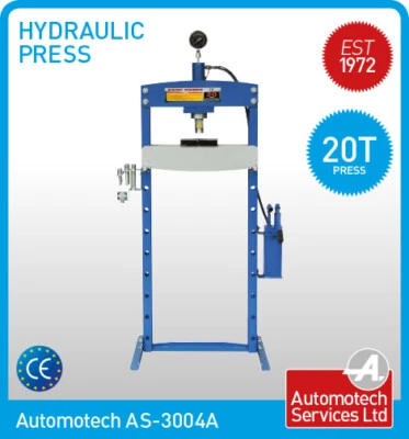 20 TON HYDRAULIC WORKSHOP PRESS / SHOP PRESS /PRESS PIN KIT/ FLOOR MOUNTED UNIT - Image 1 of 4