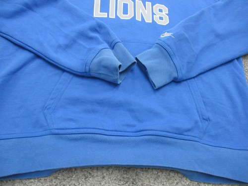 Detroit Lions Nike Hoodie/Hooded Top Large Long Sleeve Pullover Pockets NFL - Bild 3 von 18