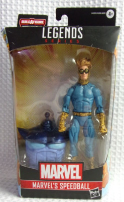 Marvel Legends Series Robbie Baldwin Speedball w BAF- Controller NEW in DMG BOX