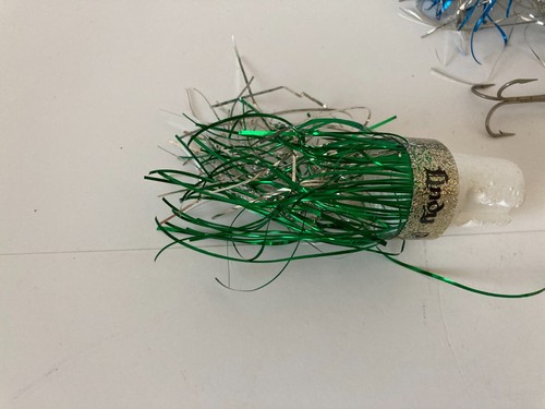 Lindy Pop Tails 1 head w/blue silver tail + 3 replacement tails - Picture 5 of 9