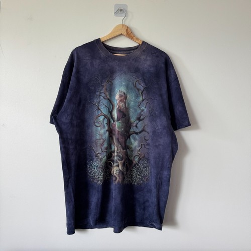 The Mountain Tee Men's XL Tie Dye Fairy Forest Grandma Elves Elvish Y2K FLAW