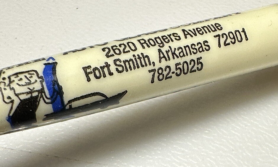 Vintage Fort Smith Arkansas The Auto Glass Company Automotive Car Service AR Pen eBay
