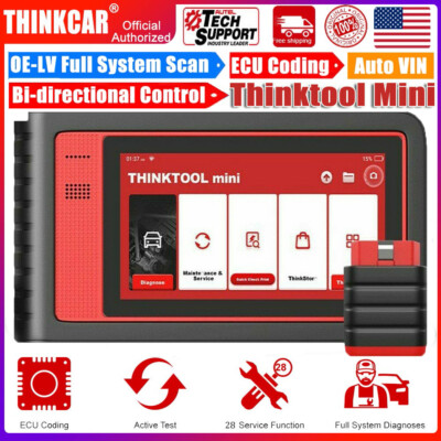 Thinktool Mini Car All System Scanner OBD2 Diagnostic ABS Oil SRS DPF TPMS IMMO